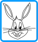 Bugs Bunny coloring page