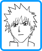 Ichigo coloring page