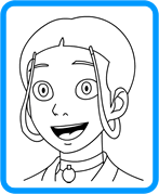 Katara coloring page