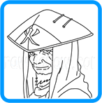 Sandaime coloring page