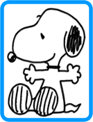 Snoopy coloring page