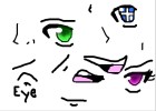 How to Draw Anime Facial Features- Eyes, Noses, Mo