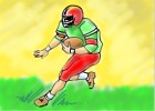How to Draw a Football Player