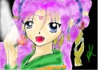 How to Draw an Anime Girl Holding a Lotus Flower