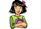 How to Draw a Student Girl