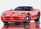How to Draw a Dodge Viper Car