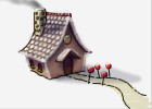 How to Draw a Gingerbread House