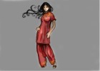How to Draw a Girl Wearing Shalwar Kameez
