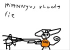 manny the crazy monkey vs khadafie