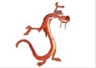 How to Draw Disney Mushu from Mulan