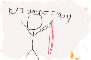 A violent stickman!