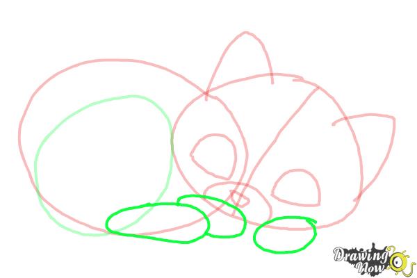 How to Draw a Baby Cat - Step 6 How to Draw a Baby Cat - Step 6