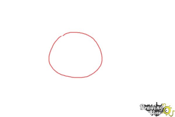 How to Draw a Baby Fox - Step 1 How to Draw a Baby Fox - Step 1