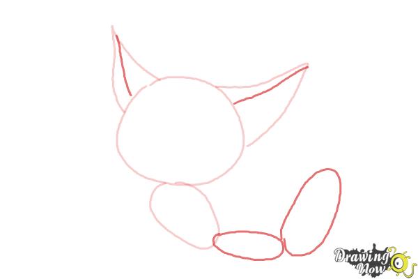 How to Draw a Baby Fox - Step 4 How to Draw a Baby Fox - Step 4
