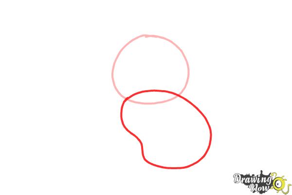 How to Draw a Baby Wolf - Step 2 How to Draw a Baby Wolf - Step 2