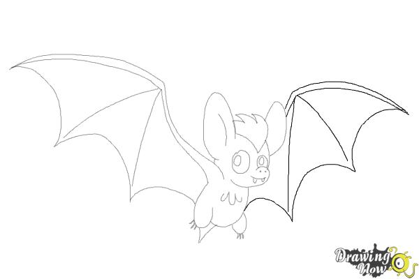 How to Draw a Bat (Ver 2) - Step 10 How to Draw a Bat (Ver 2) - Step 10
