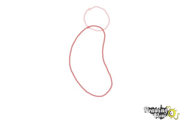 How to Draw a Beagle - Step 2 How to Draw a Beagle - Step 2