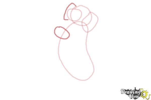 How to Draw a Beagle - Step 4 How to Draw a Beagle - Step 4