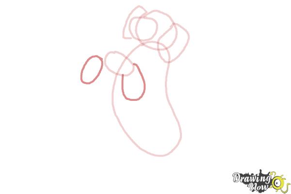 How to Draw a Beagle - Step 5 How to Draw a Beagle - Step 5