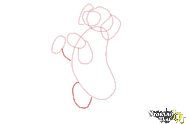 How to Draw a Beagle - Step 6 How to Draw a Beagle - Step 6