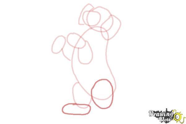 How to Draw a Beagle - Step 7 How to Draw a Beagle - Step 7