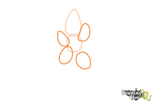 How to Draw a Bluebonnet - Step 2 How to Draw a Bluebonnet - Step 2