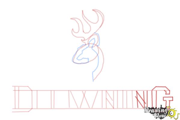 How to Draw a Browning Symbol - Step 10