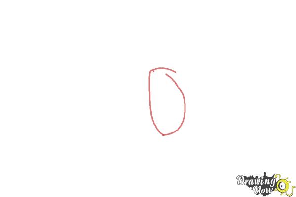 How to Draw a Butterfly On a Flower - Step 1 How to Draw a Butterfly On a Flower - Step 1