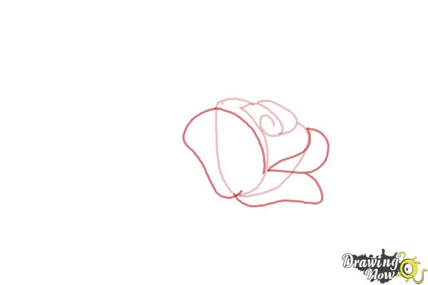 How to Draw a Butterfly On a Flower - Step 3 How to Draw a Butterfly On a Flower - Step 3