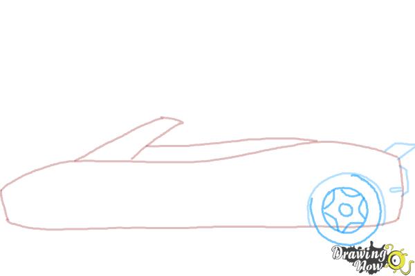 How to Draw a Car Easy - Step 4 How to Draw a Car Easy - Step 4
