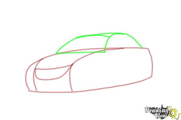 How to Draw a Car Step by Step - Step 3 How to Draw a Car Step by Step - Step 3