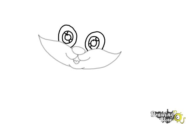 How to Draw a Cartoon Cat (Ver 2) - Step 4 How to Draw a Cartoon Cat (Ver 2) - Step 4