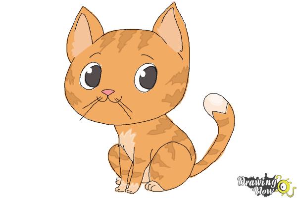 How to Draw a Cat Step by Step - Step 13 How to Draw a Cat Step by Step - Step 13
