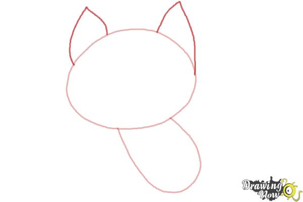 How to Draw a Cat Step by Step - Step 3 How to Draw a Cat Step by Step - Step 3
