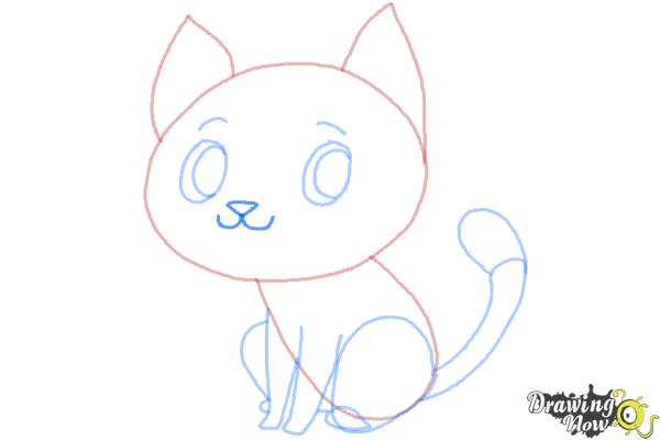 How to Draw a Cat Step by Step - Step 9 How to Draw a Cat Step by Step - Step 9