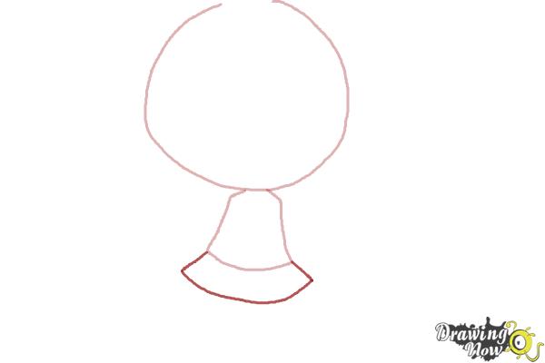 How to Draw a Chibi Girl - Step 3 How to Draw a Chibi Girl - Step 3