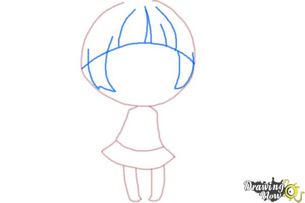 How to Draw a Chibi Girl - Step 5 How to Draw a Chibi Girl - Step 5