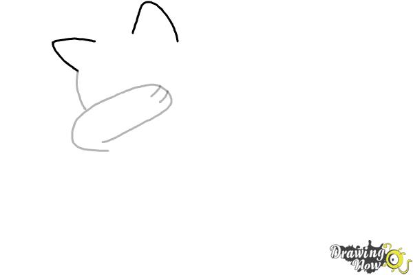 How to Draw a Cute Cat Dabbing - Step 3 How to Draw a Cute Cat Dabbing - Step 3