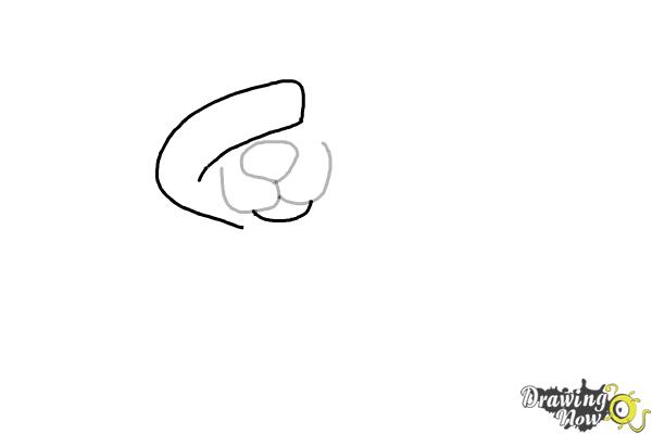 How to Draw a Cute Dog Dabbing - Step 3 How to Draw a Cute Dog Dabbing - Step 3