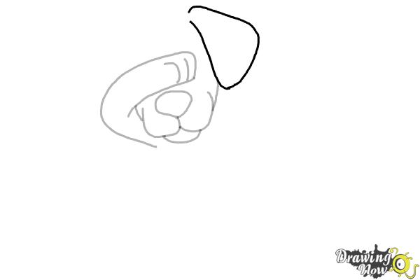 How to Draw a Cute Dog Dabbing - Step 5 How to Draw a Cute Dog Dabbing - Step 5