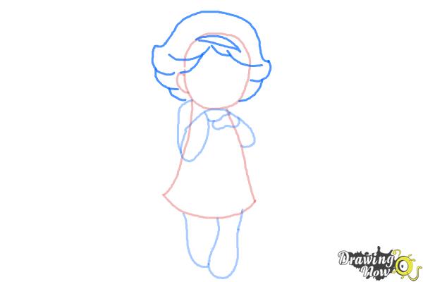 How to Draw a Cute Girl - Step 6
