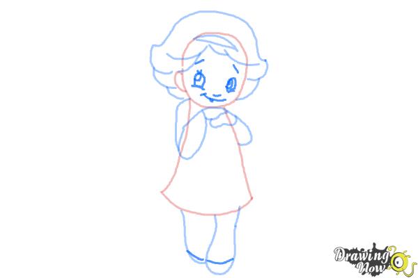 How to Draw a Cute Girl - Step 7