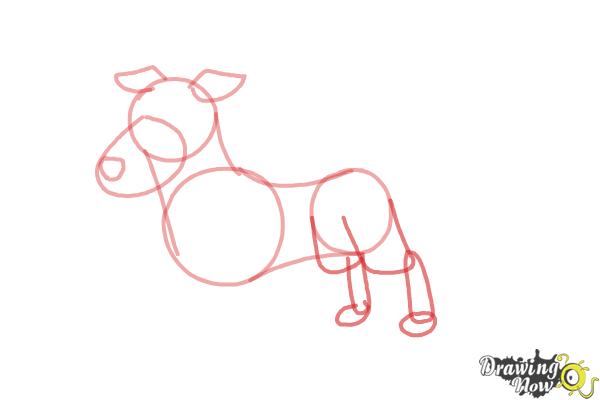 How to Draw a Dog Step by Step - Step 5 How to Draw a Dog Step by Step - Step 5