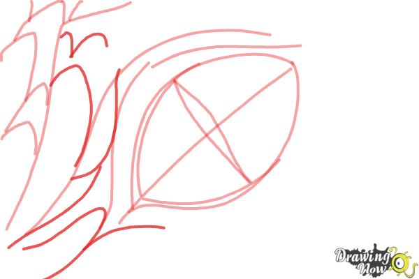 How to Draw a Dragon Eye - Step 5 How to Draw a Dragon Eye - Step 5