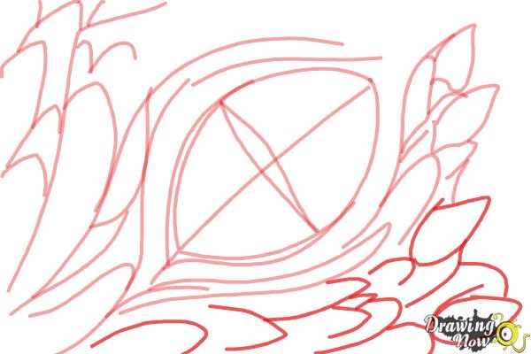 How to Draw a Dragon Eye - Step 7 How to Draw a Dragon Eye - Step 7