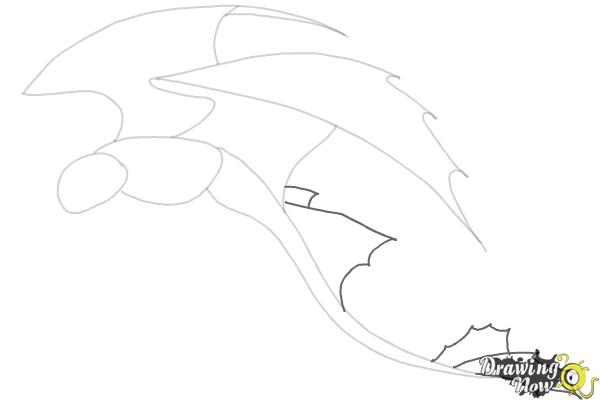 How to Draw a Dragon Step by Step - Step 4 How to Draw a Dragon Step by Step - Step 4