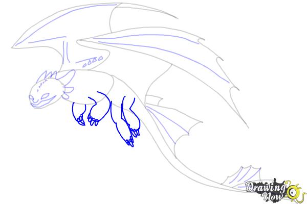 How to Draw a Dragon Step by Step - Step 8 How to Draw a Dragon Step by Step - Step 8