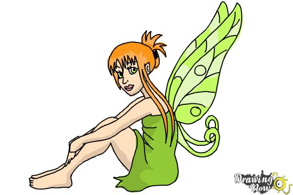 How to Draw a Fairy (Ver 2) - Step 10 How to Draw a Fairy (Ver 2) - Step 10