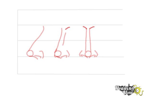 How to Draw a Female Nose - Step 10