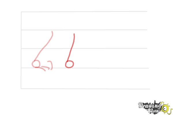 How to Draw a Female Nose - Step 5